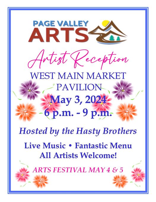 Artist Reception - Page Valley Arts Festival